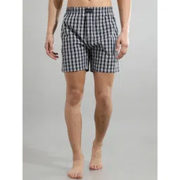 GREEN AGE Men Checked Pure Cotton Boxers GABOX705S-picture-17