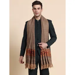 GREEN AGRITECH Polyester Wool Blend Woven Men Shawl-picture-27