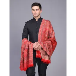 GREEN AGRITECH Polyester Wool Blend Woven Men Shawl-picture-18