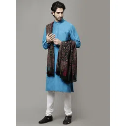 GREEN AGRITECH Polyester Wool Blend Woven Men Shawl image 3