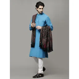 GREEN AGRITECH Polyester Wool Blend Woven Men Shawl image 4