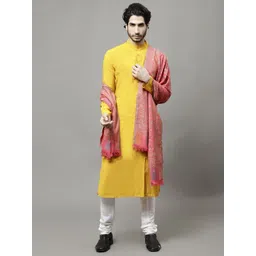 GREEN AGRITECH Polyester Wool Blend Woven Men Shawl-picture-19