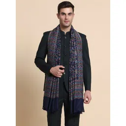 GREEN AGRITECH Polyester Wool Blend Woven Men Shawl-picture-35