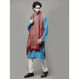 GREEN AGRITECH Polyester Wool Blend Woven Men Shawl-picture-26