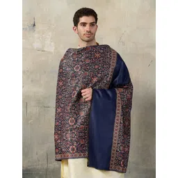 GREEN AGRITECH Polyester Wool Blend Woven, Self Design Men Shawl-picture-39