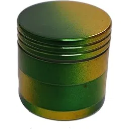 Green Apple Inc 52 MM Green Yellow Assorted Limited Edition Round Weed Crusher Grinder (Pack of 1)-picture-13