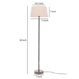 green girgit Off White Floor Lamps image 2