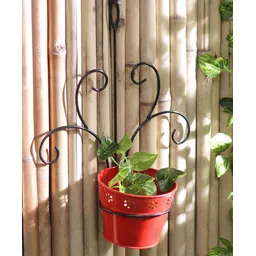 Green Girgit Wall Mounted Red Planter-image-29