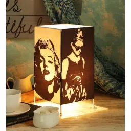 Multicolour Cotton Table Lamp by Green Girgit-image-29