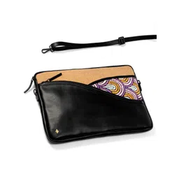 Green Hermitage Acacia Vegan Leather Laptop Sleeve - Black-picture-28