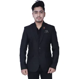 green mount Men Solid Single Breasted Casual, Party Blazer-picture-46