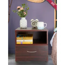 Green Soul Asher Walnut Brown Engineered Wood Side Table-image-39
