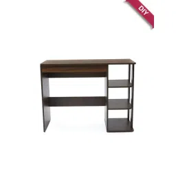 Green Soul Mekong Engineered Wood Study Table in Wood Black-image-26