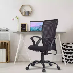 Green Soul Seoul Office Chair, Mid Back Mesh Ergonomic Home Office Desk Chair(Smart Black)-picture-18