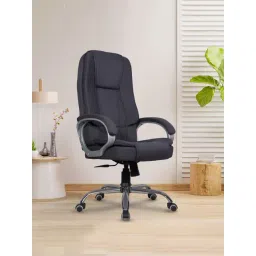 Green Soul Vienna Grey Leather High Back Chair-picture-12