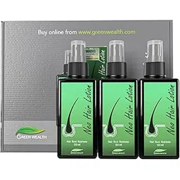 Green Wealth Neo Hair Lotion, 120 ml, Hair Regrowth Treatment, Vitamin B For Hair Growth, Strengthens Damaged Hair Loss And Revitalizes Scalp Hair Care Pack of 3-picture-49