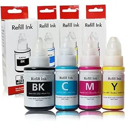 GREENBERRI Ink Compatible for Canon PIXMA G1000 G1010 G1100 G2000 G2002 G2010 G2012 G2100 G3000 G3010 G3012 G3100 G4000 G4010 Printers Pack of 4 Black 135ml CMY 70ml Each-picture-11