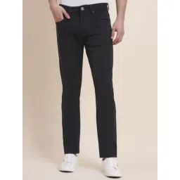 Greenfibre Black Cotton Tailored Fit Jeans-picture-35