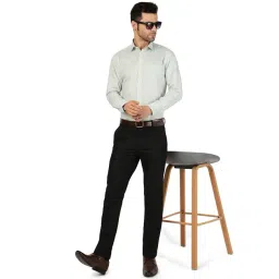 Greenfibre Black Slim Fit Trousers image 5
