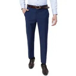 Greenfibre Blue Slim Fit Trousers-picture-46