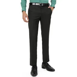Greenfibre Green Slim Fit Trousers-picture-38