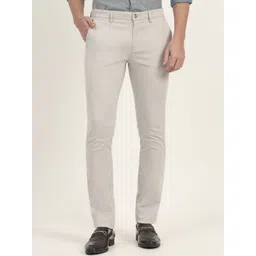 Greenfibre Men Cotton Slim Fit Regular Trousers-picture-21