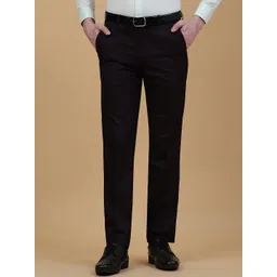 Greenfibre Men Slim Fit Formal Trousers-picture-34