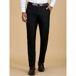 Greenfibre Men Slim Fit Formal Trousers-picture-32