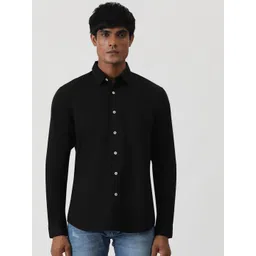 Greenfibre Men Slim Fit Opaque Casual Shirt-picture-19