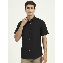 Greenfibre Men Slim Fit Opaque Casual Shirt-picture-22