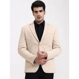 Greenfibre Notched Lapel Collar Single-Breasted Blazers-picture-19