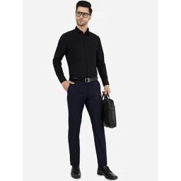 Greenfibre Slim Fit Spread Collar Chest Pocket Cotton Formal Shirt image 5