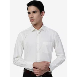 Greenfibre Slim Fit Spread Collar Cotton Formal Shirt-picture-13