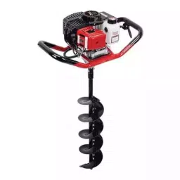 Greenleaf 63CC 2 Stroke Petrol Engine Iron & Plastic Drill Hole Earth Auger with 4" Drill, EA-52-10-picture-45