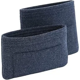 GREENSHEEP Felt Purse Organizer Insert, Handbag Storage Pouch with Multi Pockets - Pack of 2 (Dark Grey)-picture-56