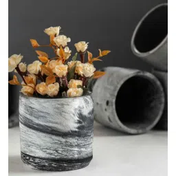 greyishwood studio Terrain Grey Concrete Desk Pot-picture-11