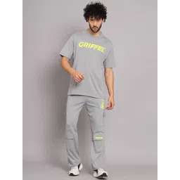 GRIFFEL Men Printed Cotton Loose Fit Track Suit-picture-21