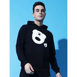 GRIFFEL Men Printed Hooded Sweatshirt-picture-15
