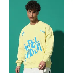 GRIFFEL Men Printed Round Neck Sweatshirt-picture-16