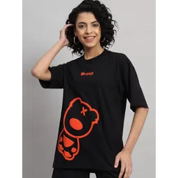 GRIFFEL Printed Round Neck Oversized T-shirt-picture-35