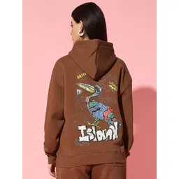 GRIFFEL Women Graphic Printed Sweatshirt-picture-11