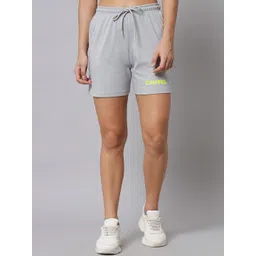 GRIFFEL Women Loose Fit Cotton Sports Shorts-picture-14