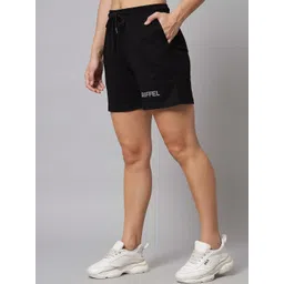 GRIFFEL Women Loose Fit Cotton Sports Shorts image 5