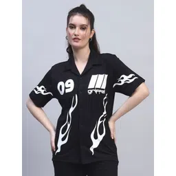 GRIFFEL Women Printed Drop-Shoulder Sleeves Ultralite T-shirt-picture-17