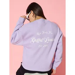 GRIFFEL Women Printed Pullover Sweatshirt-picture-18