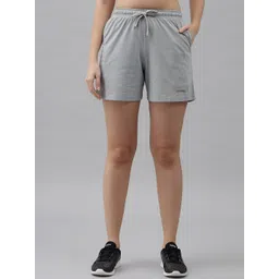 GRIFFEL Women Steel Loose Fit Cotton Sports Shorts-picture-27