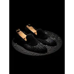 Griffin Men's Black Casual Loafers-picture-18