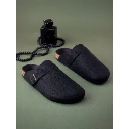 Griffin Men's Black Mule Shoes-picture-24