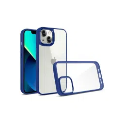 GRIPP Clarion Clear Protection Transparent Back Case for Apple iPhone 14 Plus - Blue-picture-37