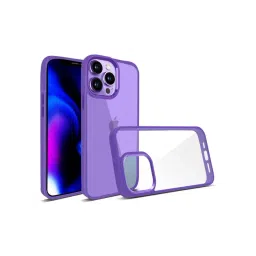 GRIPP Clarion Clear Protection Transparent Back Case for Apple iPhone 14 Pro - Purple-picture-48